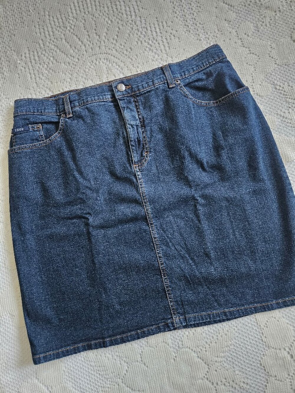 Woolrich Jean Stretch Pencil Skirt Size 14